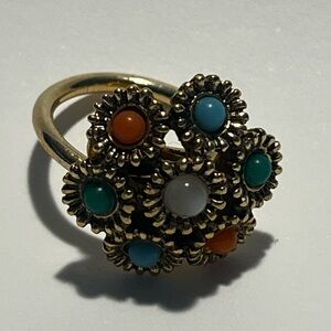 Vintage Sarah Coventry “Bouquet” Fashion Adjustable Ring